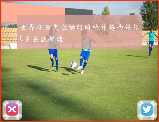 世界杯历史出场时间统计梅西领先C罗成就辉煌